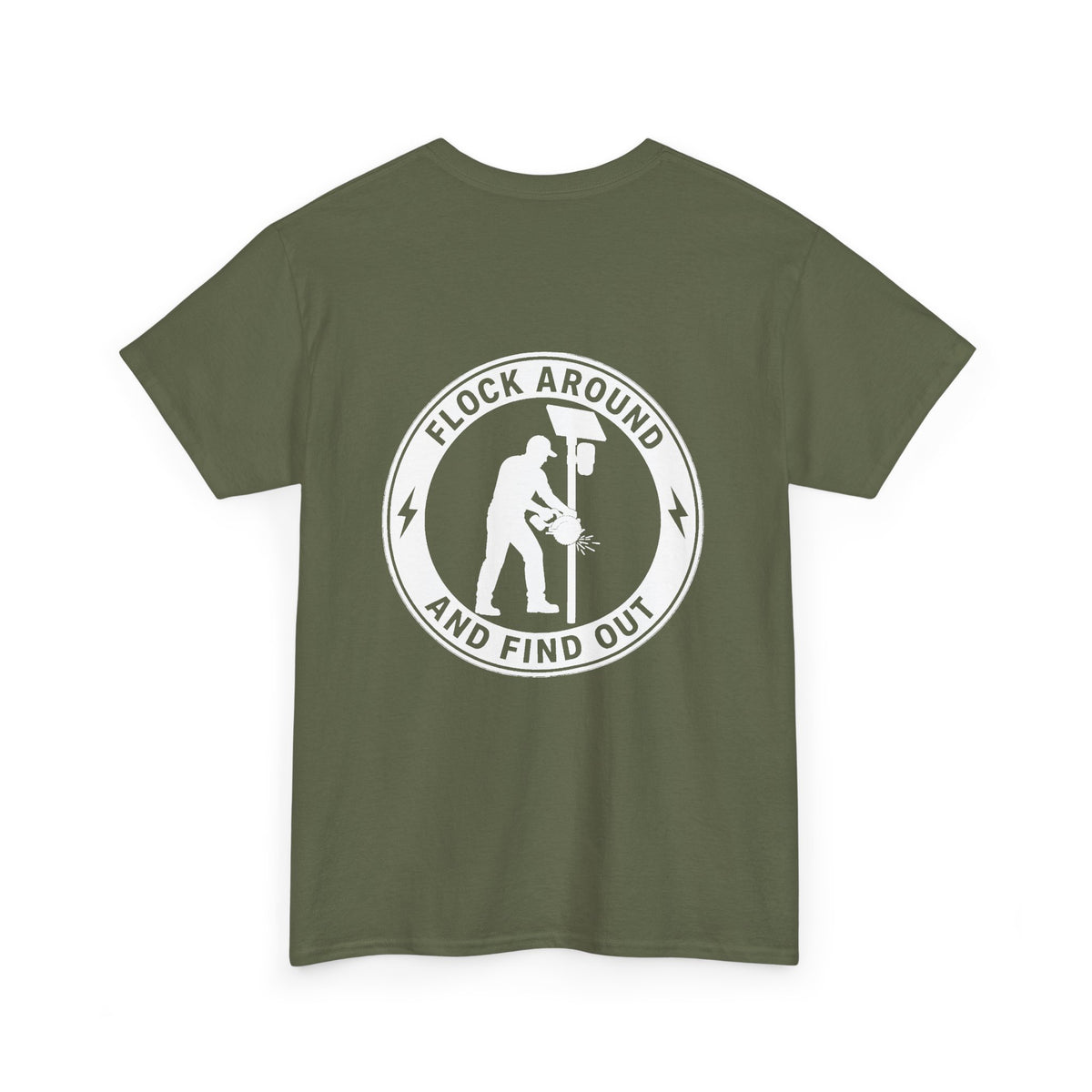 'Flock Around and Find Out' Unisex Heavy Cotton Tee